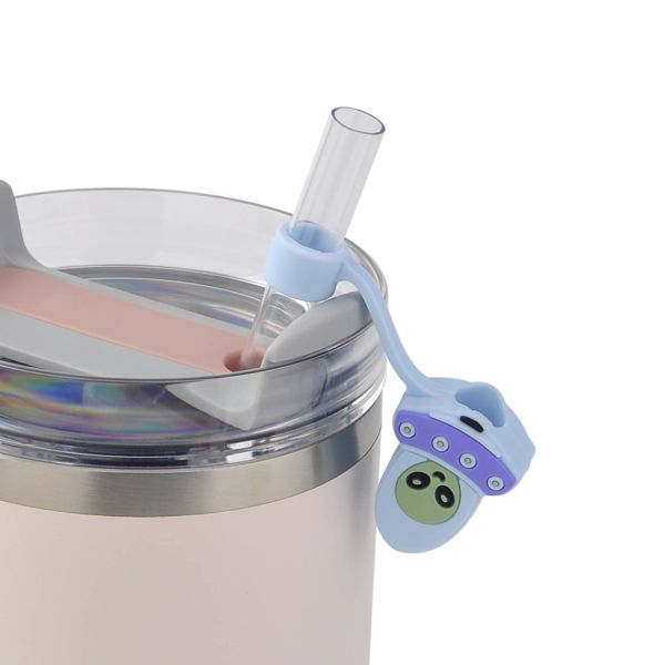 Novelty Straw Cover Alien Light Purple - Bullseye's Playground™
