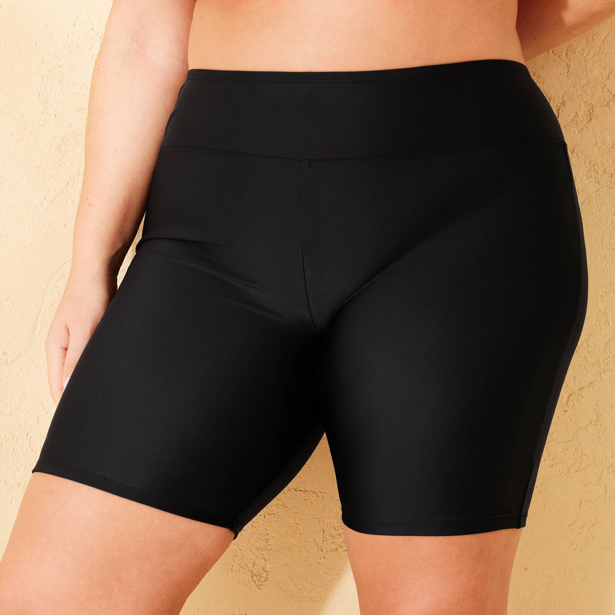 Women's Swim Bike Shorts - Shade & Shore™ Black X (14-16)