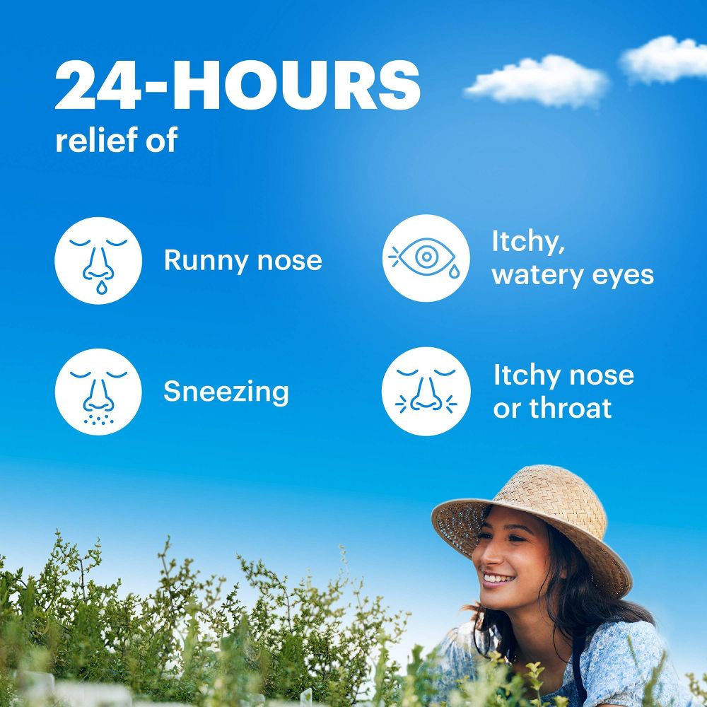 Claritin Allergy Relief 24 Hour Non-Drowsy Loratadine Liquid Gel