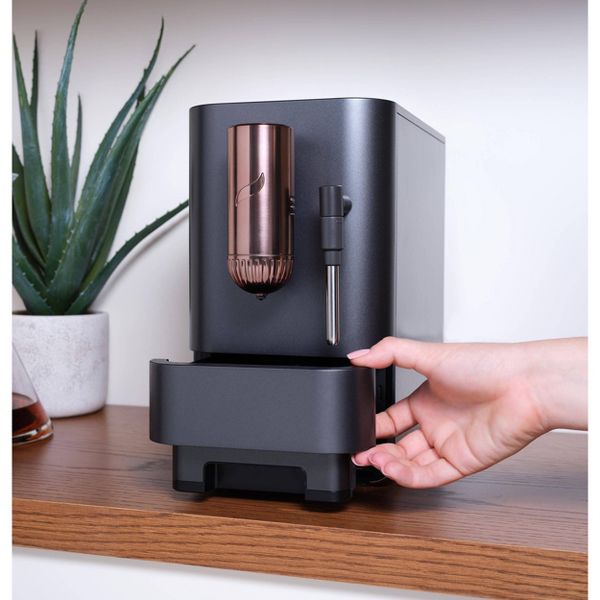 GE Appliances CAFE Affetto Automatic Espresso Machine + Frother Matte Black: Espresso Maker, Self-Cleaning, Whole Beans, 1.2L Capacity