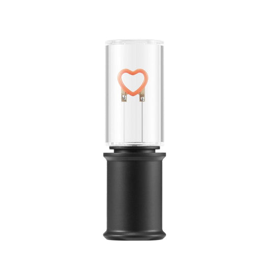 Globe Electric Auto On/Off Pink Heart Filament Night Light: LED Plug-In Novelty for Kids' & All Ages
