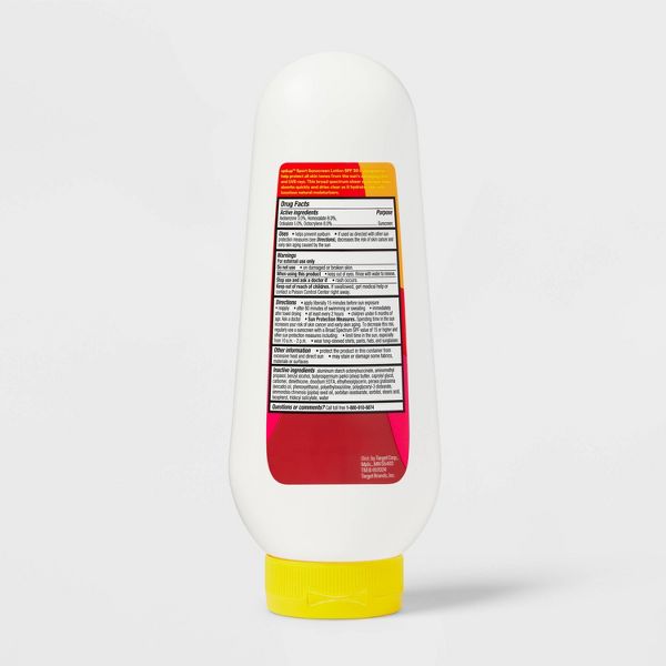 Sport Sunscreen Lotion - SPF 30 - up&up™