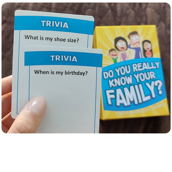 Do You Really Know Your Family? Board Game