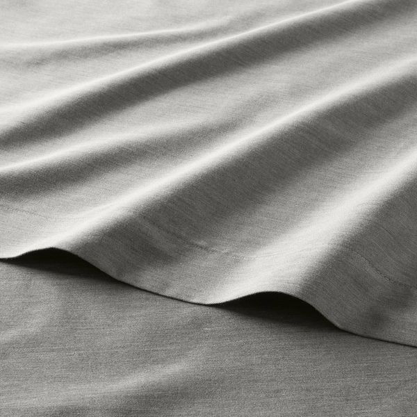 Easy Care Cotton Blend Sateen Flat Sheet - Gray - Twin/Twin XL Room Essentials™