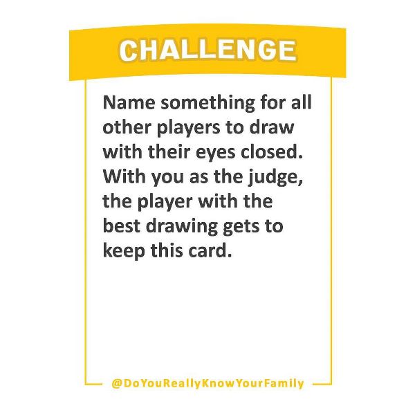 Do You Really Know Your Family? Board Game