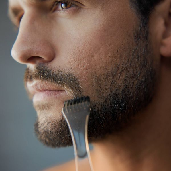 Just For Men Mustache & Beard Beard Coloring for Gray Hair with Brush Included