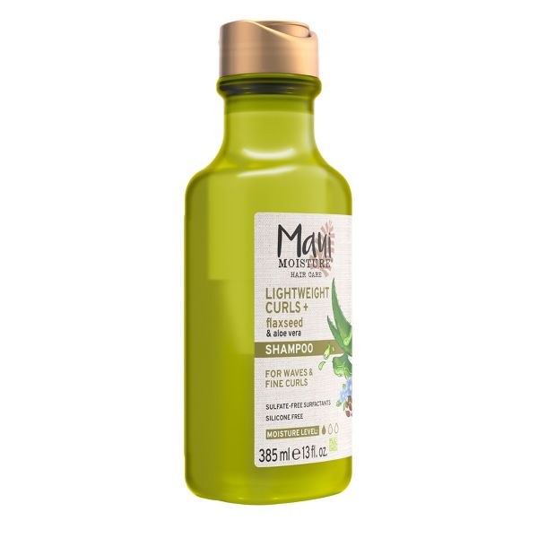 Maui Moisture Lightweight Curls + Flaxseed Shampoo, Paraben Free, Silicone Free - 13 fl oz