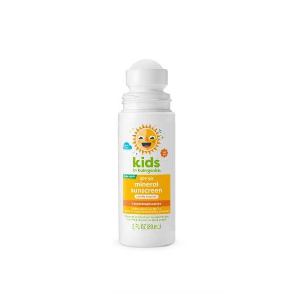Babyganics Kids' Sunscreen Roller Ball - SPF 50 - 3 fl oz
