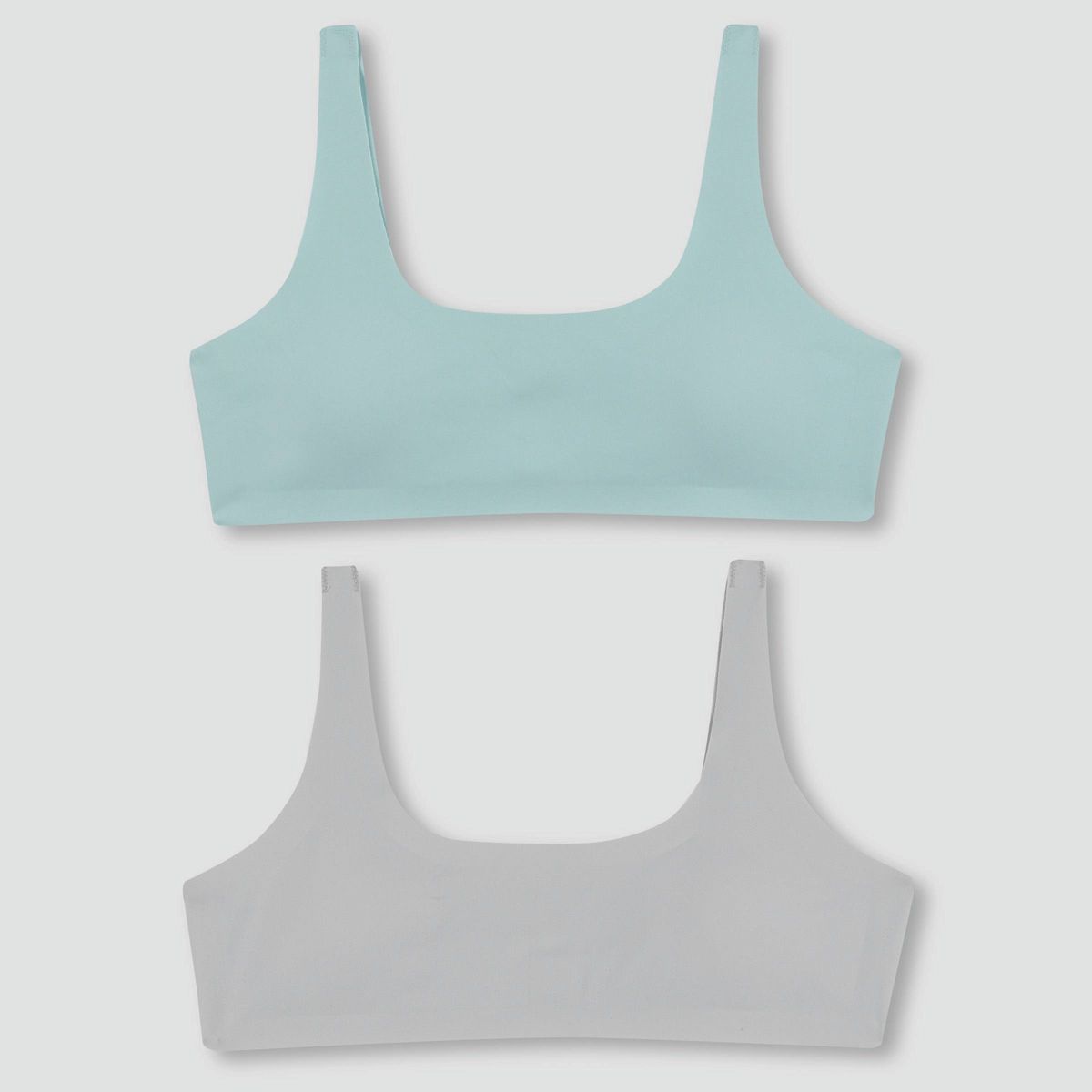 Hanes Girls' 2pk Bonded Comfort Bra - Size S
