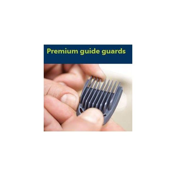 Philips Norelco Series 3000 Multigroom All-in-One Men's Rechargeable Electric Trimmer with 13 Attachments - MG3740/40