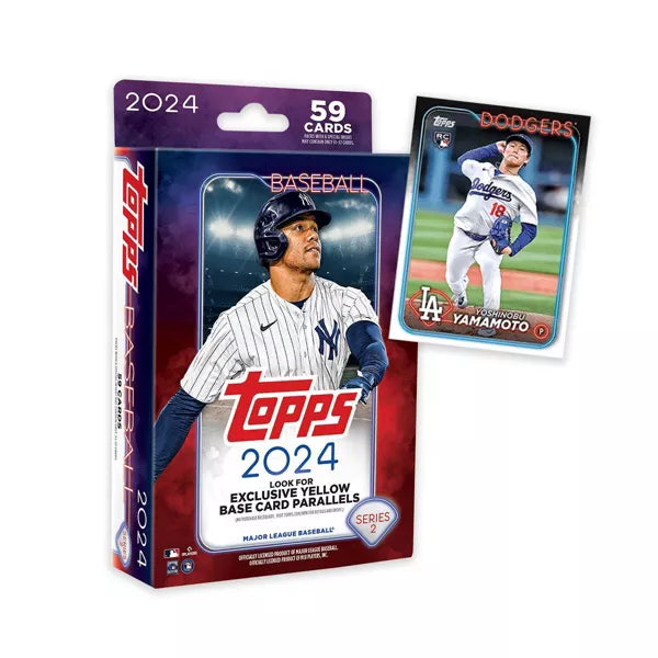 2024 Topps MLB Series 2 Baseball Trading Card Hanger Box