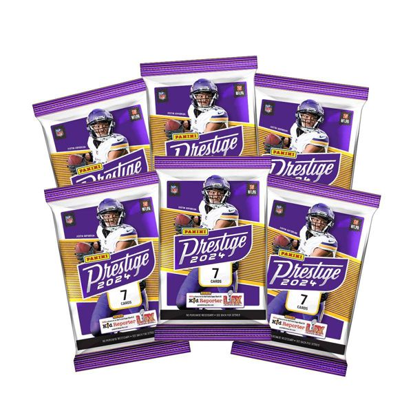 NFL 2024 Panini Prestige Football Mega Box Collectible Trading Cards