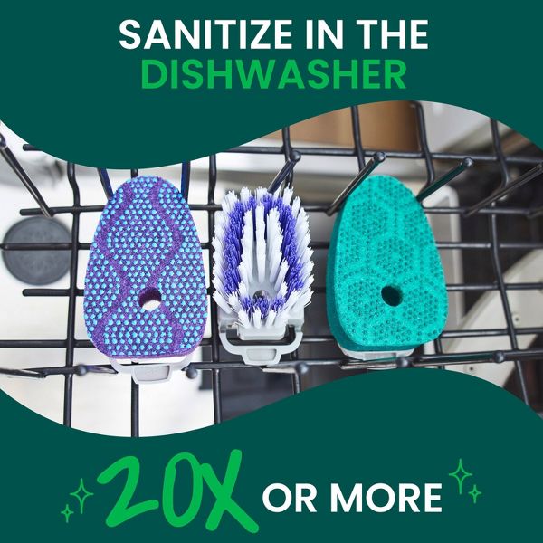 Scotch-Brite Scrub Dots Non-Scratch Dishwand Refill - Unscented - 3ct