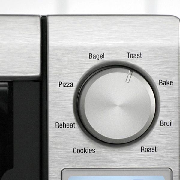 Breville 1800W Mini Smart Toaster Oven Stainless Steel BOV450XL: Countertop, 4-Slice, Dual Rack, Auto Shut-Off