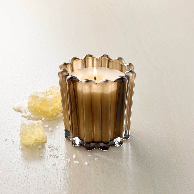 Seasonal Ribbed Glass Jar Candle 7oz - Hearth & Hand™ with Magnolia