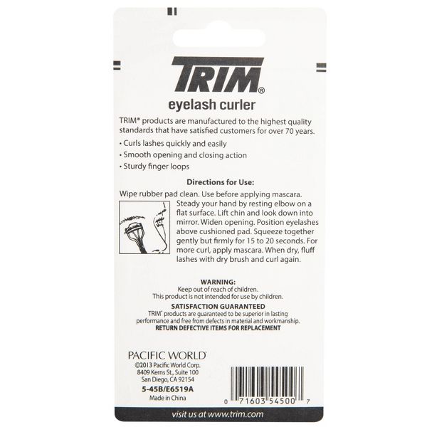 Trim Deluxe Eyelash Curler with Replacement Pad