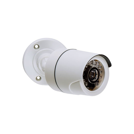 Sabre Fake Security Camera: Indoor & Outdoor Home Security Accessory, Adjustable Mount, White, Requires 2 AA Batteries