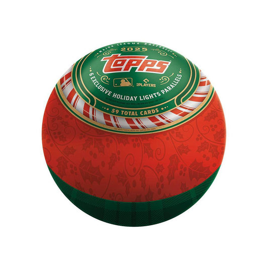 2025 Topps MLB Holiday Baseball Trading Card Tin