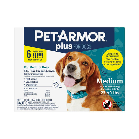 PetArmor Plus Flea and Tick Topical Treatment for Dogs / 23-44 lbs.