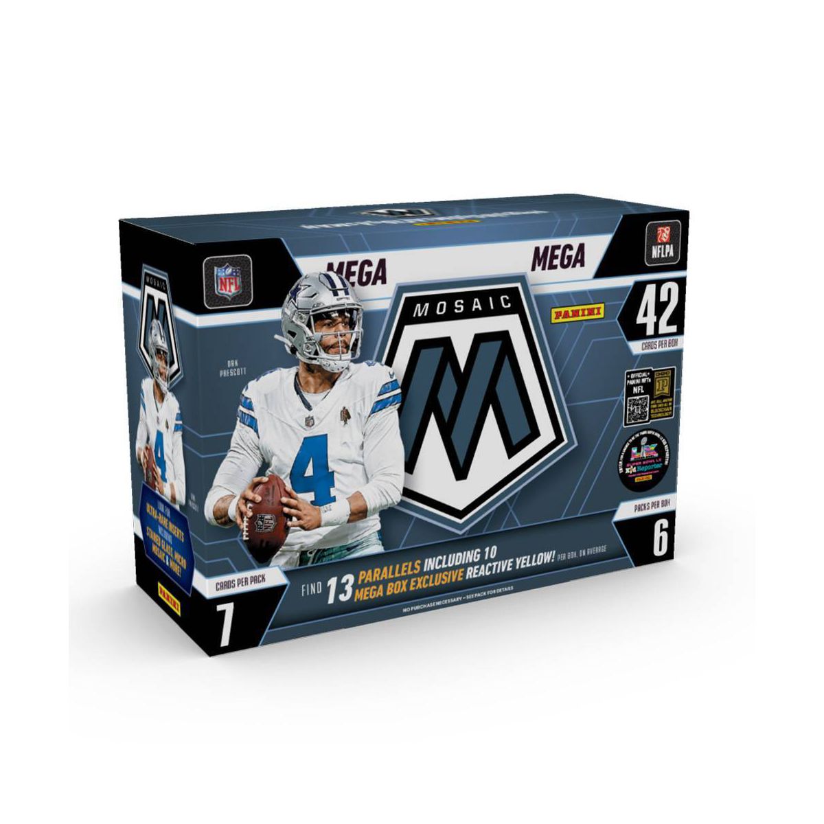 2025 Panini NFL Mosaic Football Trading Card Mega Box