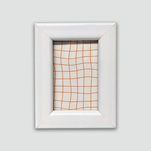 Harbortown 4pk 2"x3" Soft Linear Profile Mini Picture Frames - Matte White