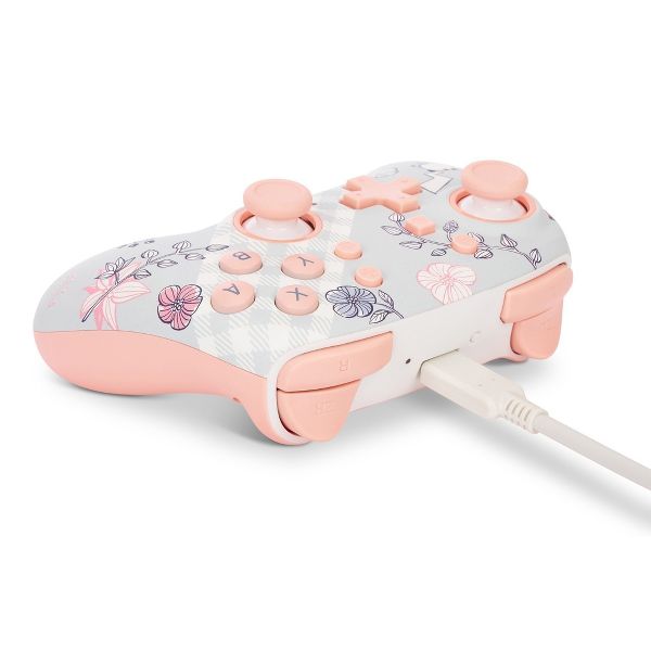 PowerA Nano Enhanced Wireless Controller for Nintendo Switch - Pikachu Garden: Bluetooth Tech