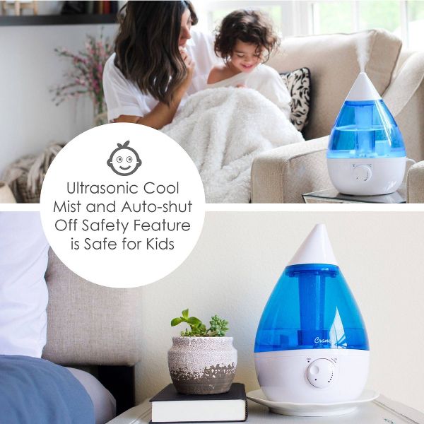 Crane Drop Ultrasonic Cool Mist Humidifier - 1 Gallon