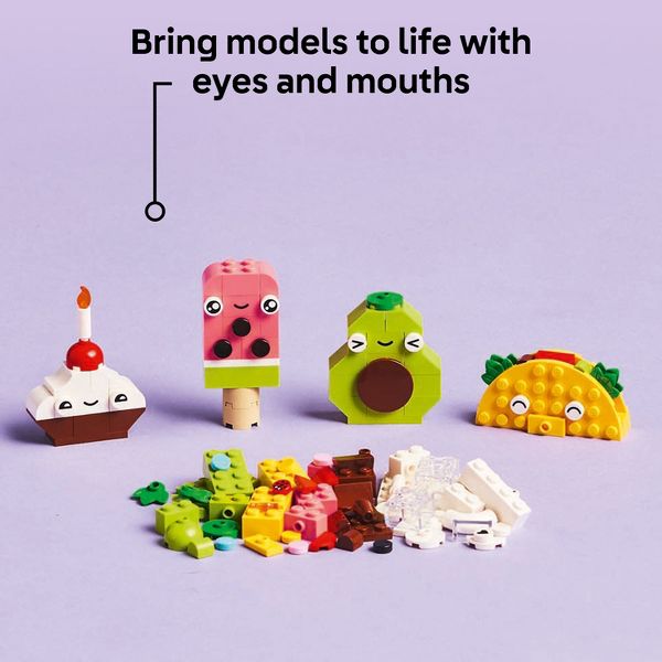 LEGO Classic Creative Food Friends Building Toy, Pretend Play Food 11039