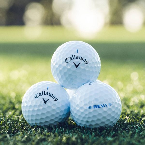 Callaway Reva Golf Balls - White: Sports Rubber Ionomer, 13+ Age, 12 Pack