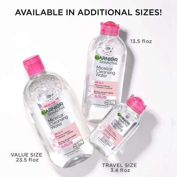 Garnier Micellar Water Hydrating Facial Cleanser & Makeup Remover - 3.4 oz - Basic Cleansing