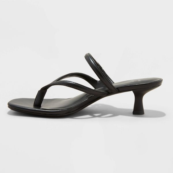 Women's Sayler Thong Heels - A New Day™ Size 8
