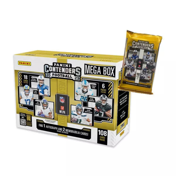 2023 Panini NFL Contenders Football Trading Card Mega Box