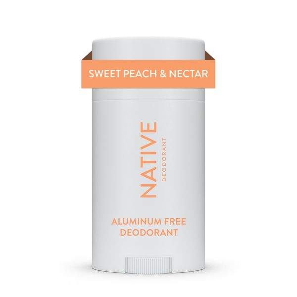 Native Solid Deodorant for Women & Men - Sweet Peach & Nectar - Aluminum-Free 2.65oz