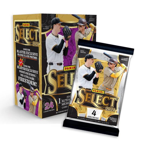 2024 MLB Panini Select Baseball Trading Card Blaster Box