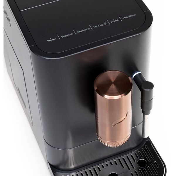 GE Appliances CAFE Affetto Automatic Espresso Machine + Frother Matte Black: Espresso Maker, Self-Cleaning, Whole Beans, 1.2L Capacity
