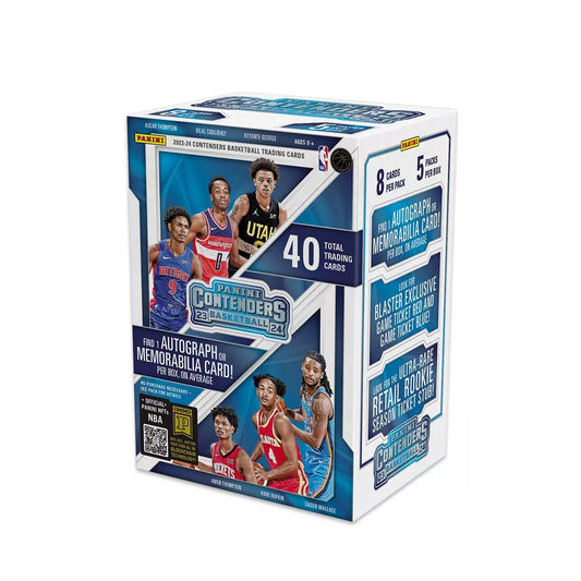 2023-24 NBA Panini Contenders Basketball Trading Card Blaster Box