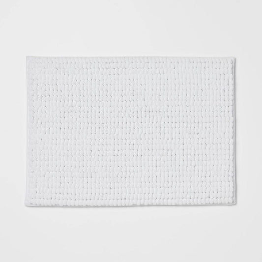 17"x24" Chunky Chenille Cushion Foam Bath Rug - Room Essentials™