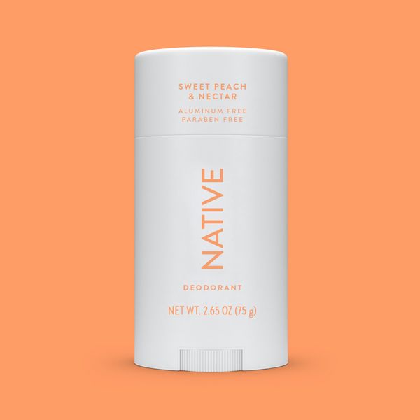 Native Solid Deodorant for Women & Men - Sweet Peach & Nectar - Aluminum-Free 2.65oz