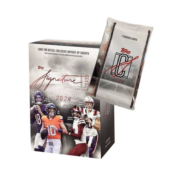 2024 Topps Signature Class Football Trading Card Value Box