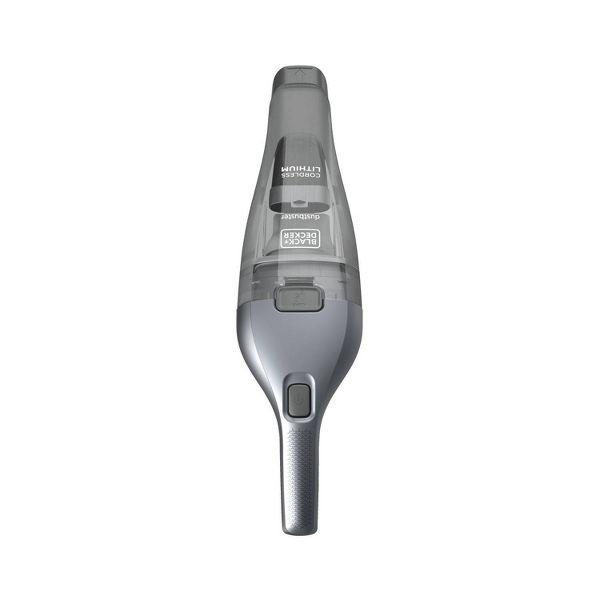 BLACK+DECKER Compact Lithium Handheld Vacuum - Gray HNVC220BCZ01: Cordless Dustbuster, Portable Car Vacuum, Rechargeable