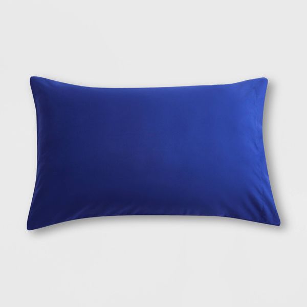 Microfiber Solid Pillowcase Set - King - Sudden Sapphire - Room Essentials™