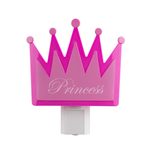 Energizer Princess Crown Light Sensing Night Light: LED Plug-In for Kids', Pink, Electric, All Ages