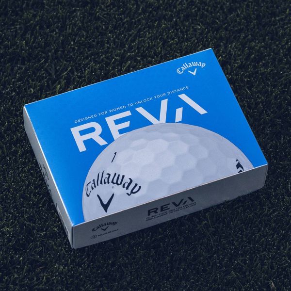 Callaway Reva Golf Balls - White: Sports Rubber Ionomer, 13+ Age, 12 Pack