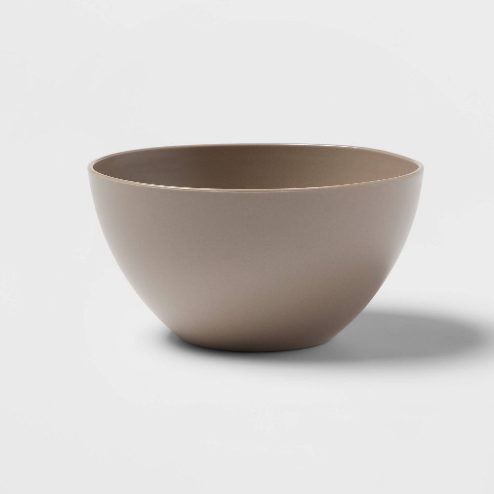 24oz Plastic Redington Cereal Bowl - Threshold - Disco Brown