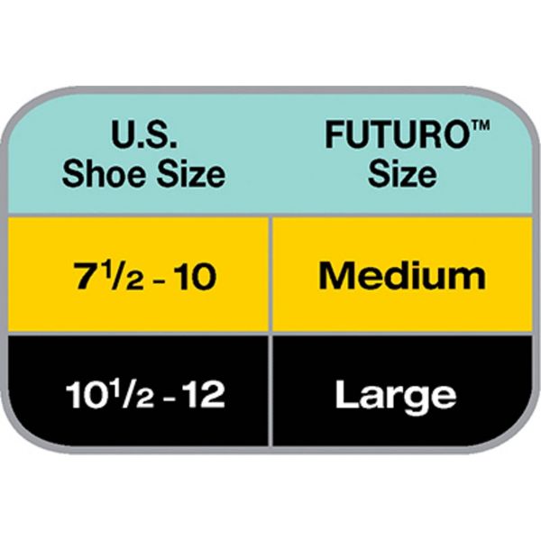 FUTURO Men's Business Casual Socks - Black - Size: L 10.5-12