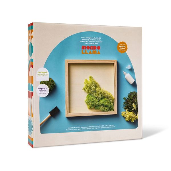 Preserved Moss Art Wood Craft Kit - Mondo Llama™