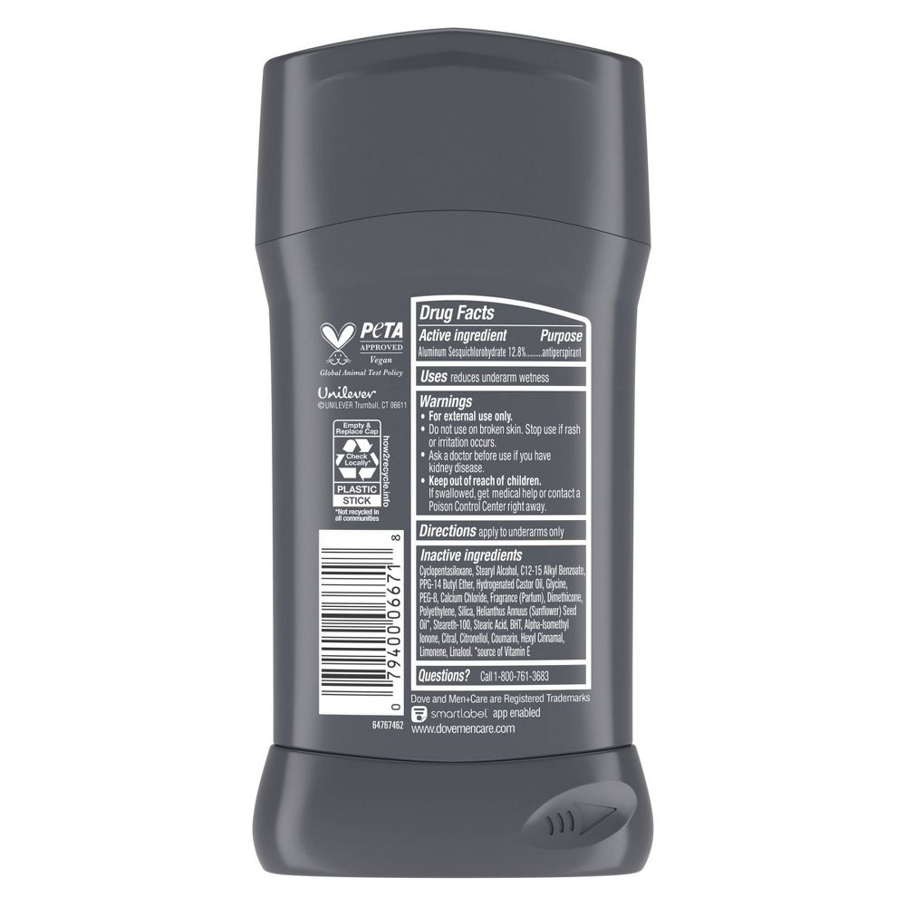 Dove Men+Care 72-Hour Antiperspirant & Deodorant Stick - Clean Comfort - 2.7oz