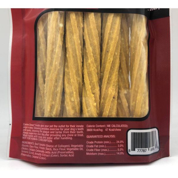 Canine Chews Collagen Twist All Ages Dog Treat with Chicken Flavor - 4.58oz