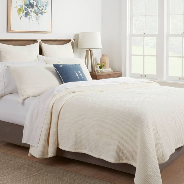 Double Cloth Quilt - Threshold™ - Color: Cream - Size: Full/Queen