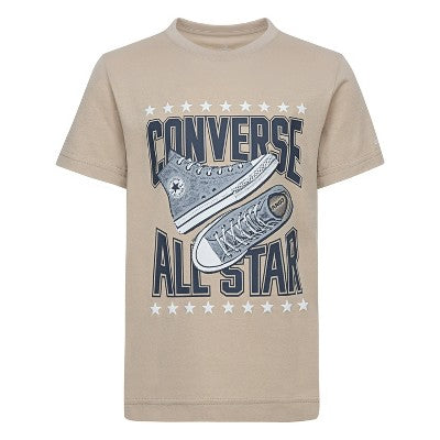 Converse® Boys' Short Sleeve Graphic T-Shirt - Khaki L (12-13)